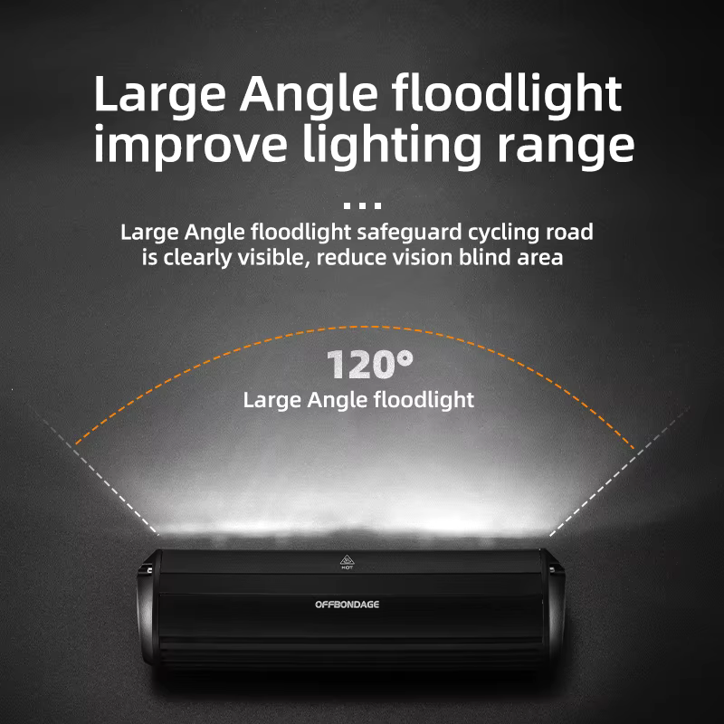 OFFBONDAGE – feu avant de vélo 2600 lumens