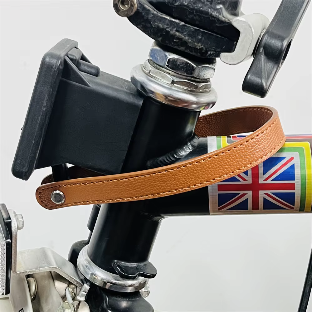 Ceinture de traction en cuir pour vélo Brompton A/C/P/T