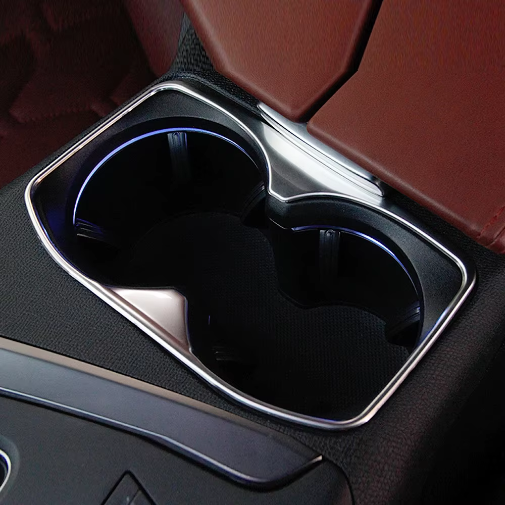 Accessoires de voiture pour Peugeot 3008 5008 GT 3008GT 5008GT 2016 2017 2018 2019 2020 2021 2022 2023, couvercle de support de verre d'eau à rangée arrière