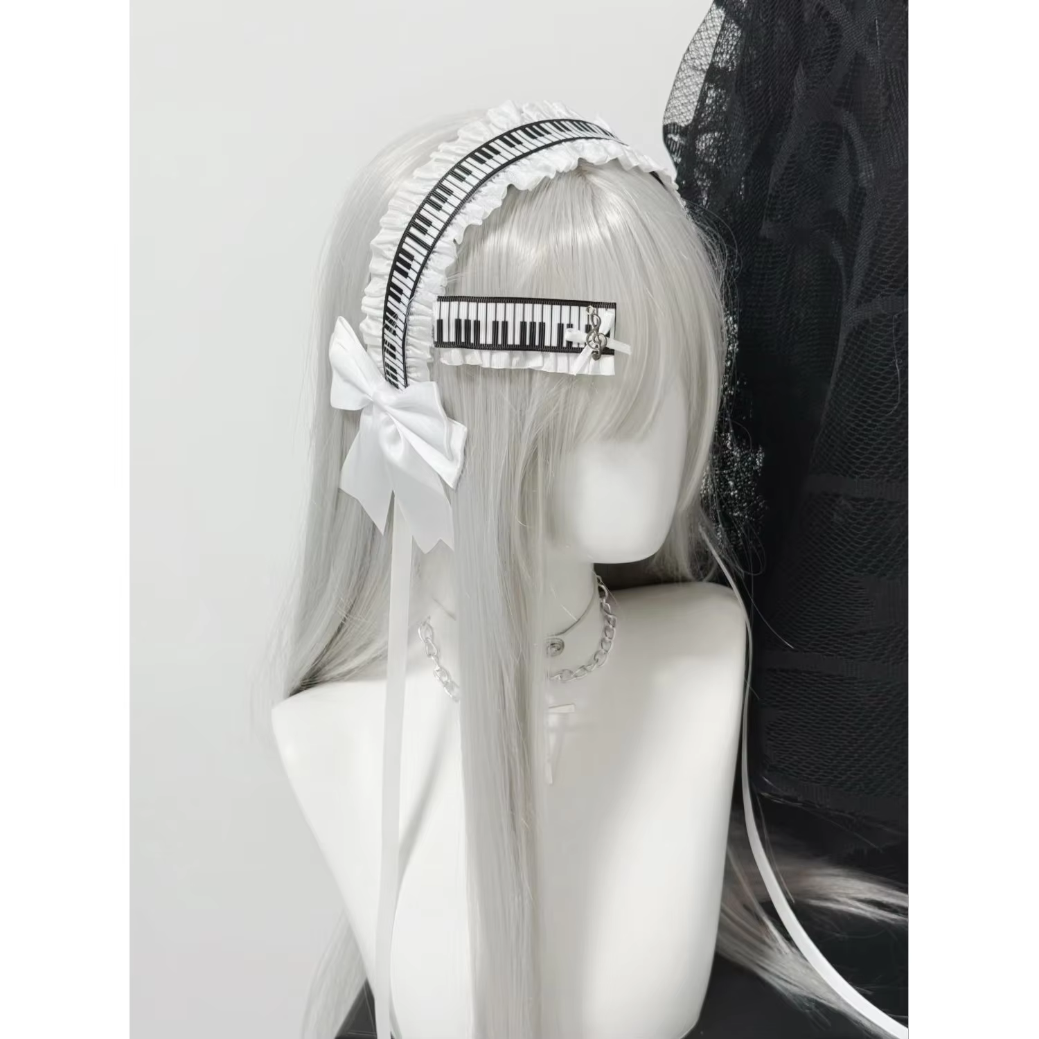 Accessoires pour cheveux Lolita bandeau en dentelle gothique filles article bandeau cheveux femme pinces à cheveux pour cheveux accessoires pour cheveux femme 2025