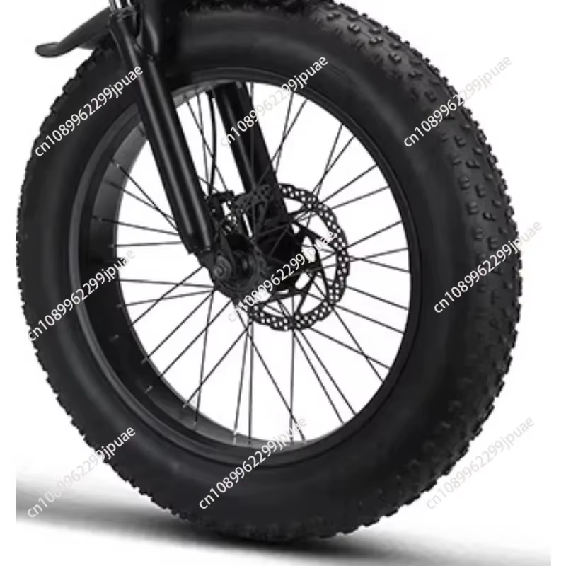 Vélo électrique pliable hybride à pneus larges de 20 pouces