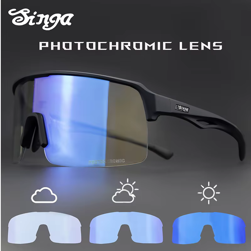 Lunettes de soleil photochromiques pour le cyclisme