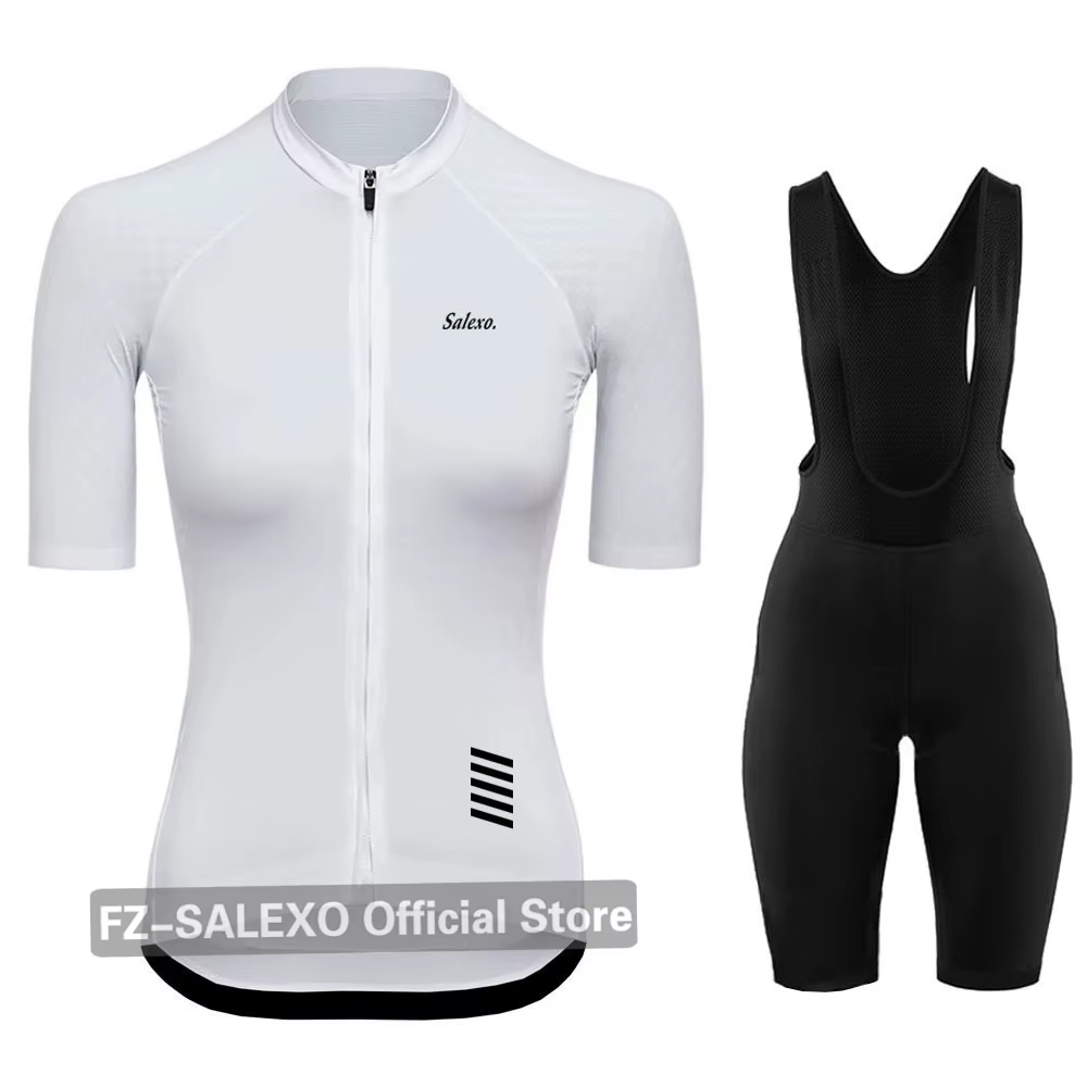 Maillot de cyclisme rose pour femmes