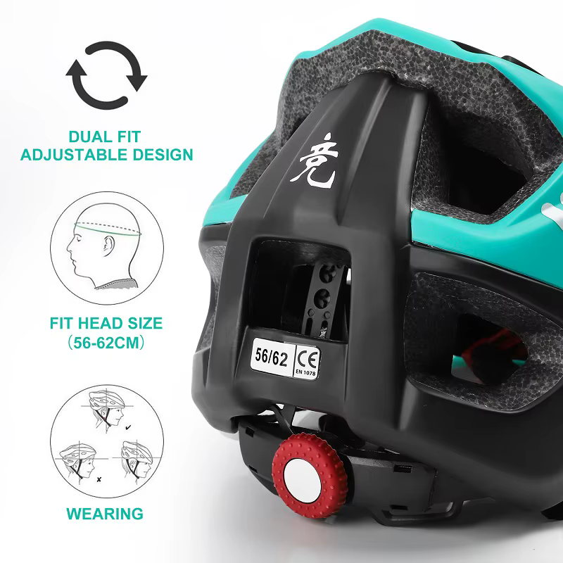 WEST BIKING – Casque de sécurité respirant et ultraléger pour VTT