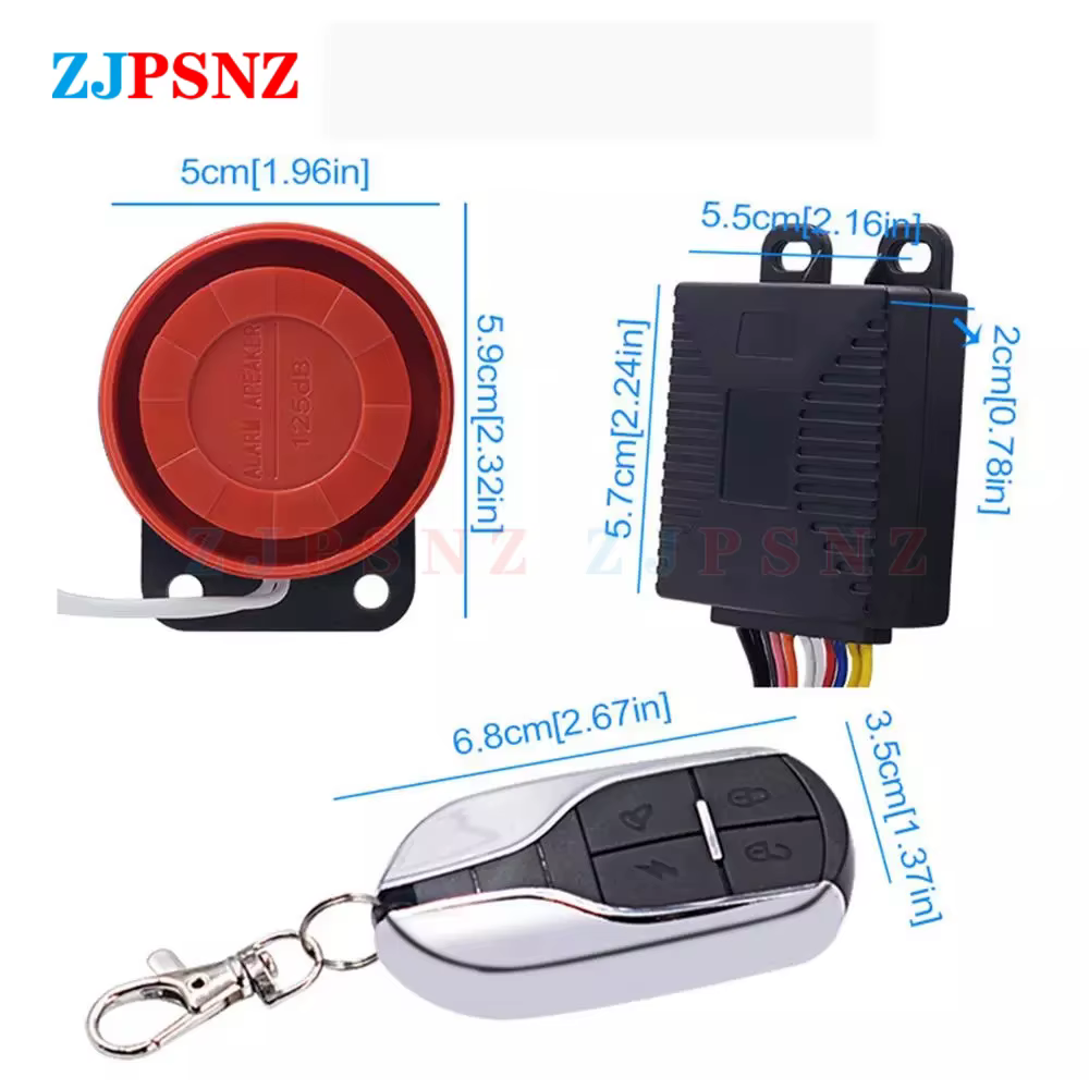 Système d'alarme intelligent pour vélo électrique 48V/60V/72V