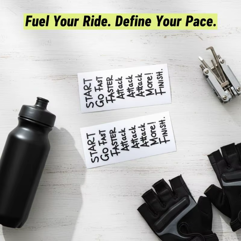 Autocollants de vélo « Go Fast