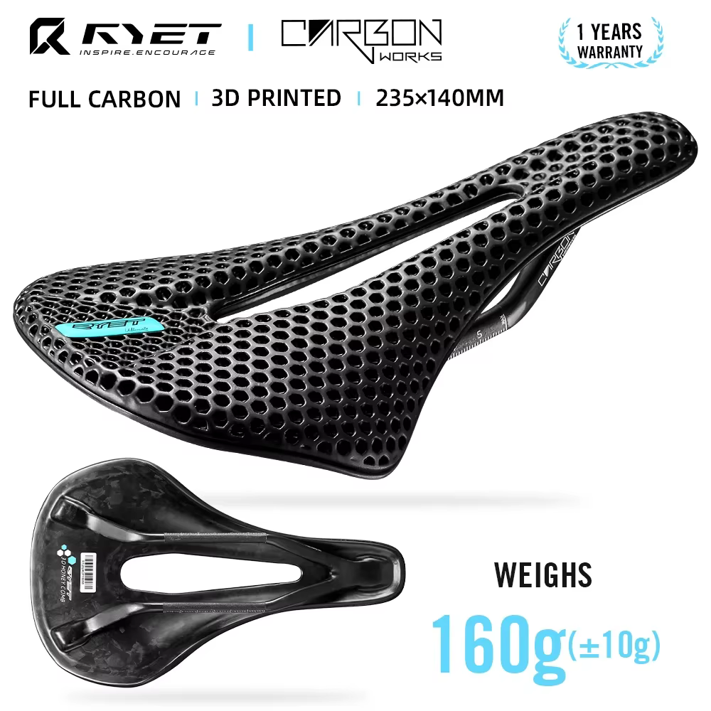 RYET vélo selle en carbone 3D