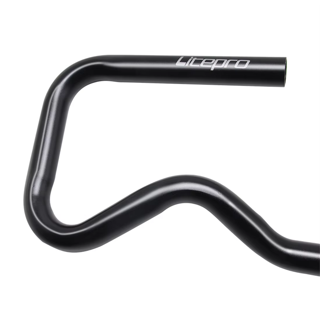 JKLapin Litepro Vélo Pliant P Guidon Ultra-Léger En Alliage D'aluminium 25.4*490MM Papillon Bar 22.2MM Pour Brompton