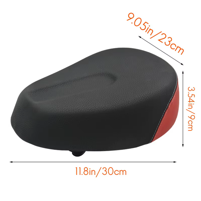 Selle de vélo électrique à quatre ressorts