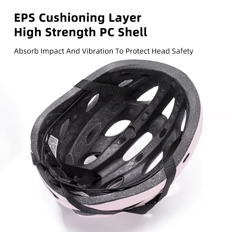 ROCKBROS casque de vélo femmes léger respirant avec lunettes lentille magnétique réglable