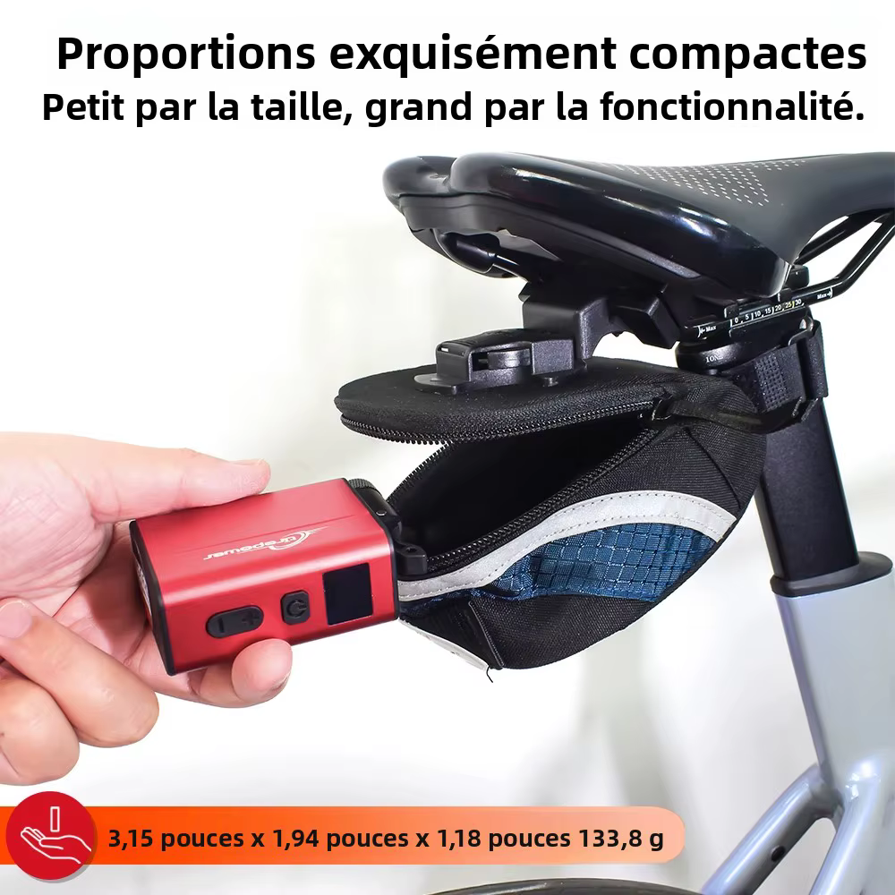 Pompe à air pour vélo électrique