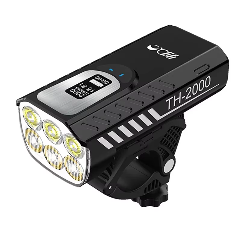 Feu de vélo 2000 Lumens 6LED feux