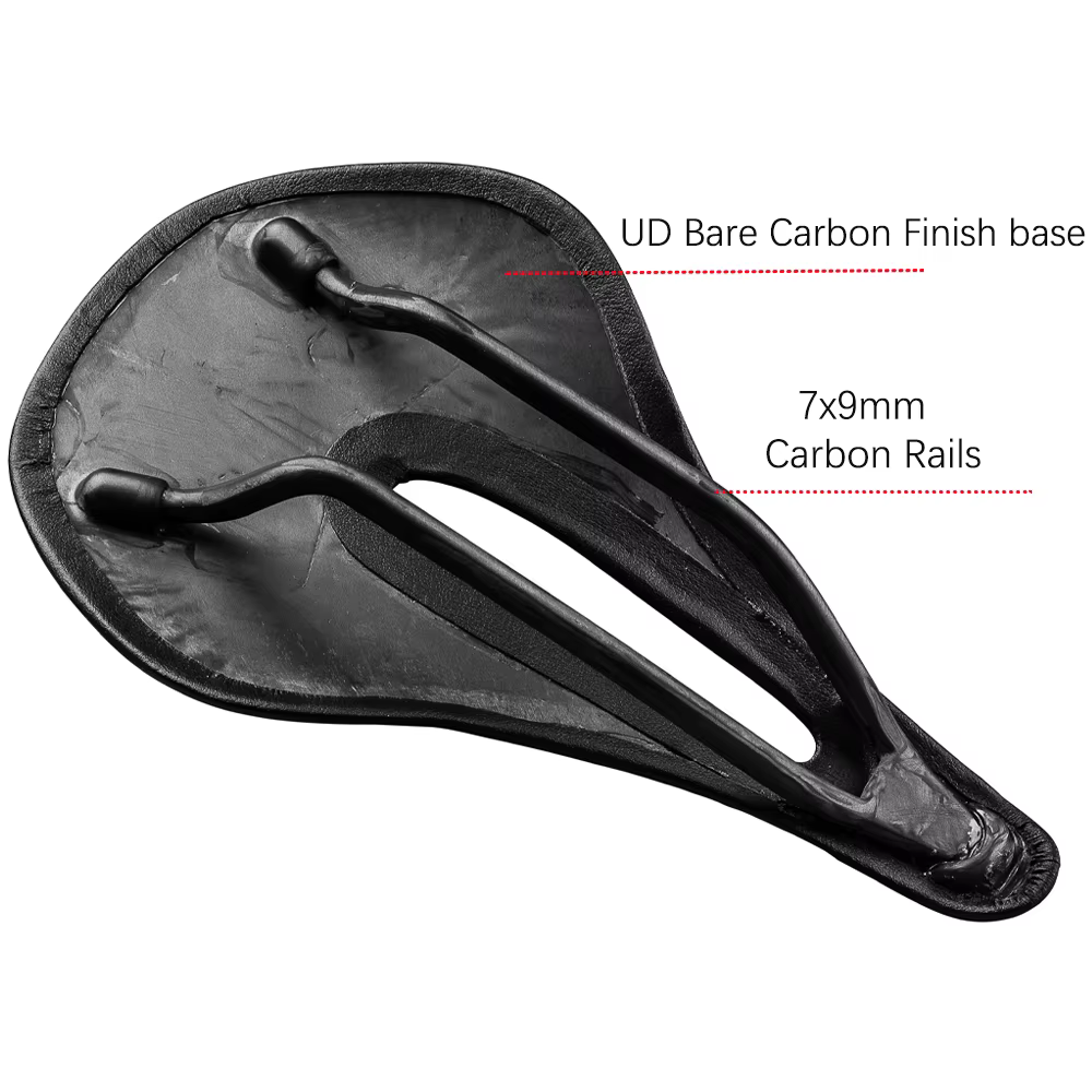 Selle de vélo de route ELITAONE MTB en carbone super légère 89±5g