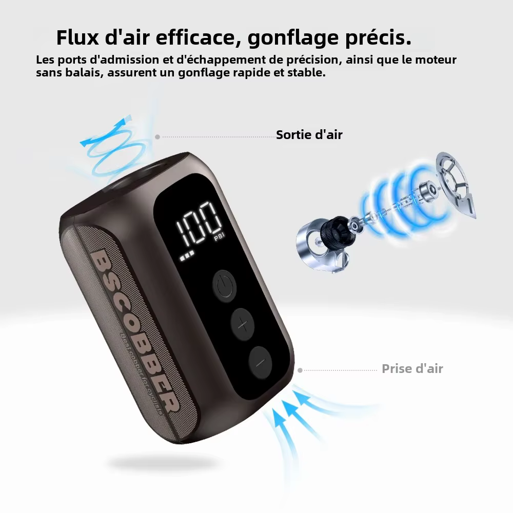 BSCOBBER A5mini pompe à Air Portable