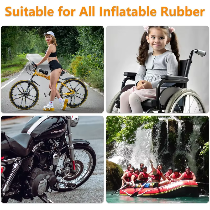 Kit de réparation de pneus de vélo-8 patchs