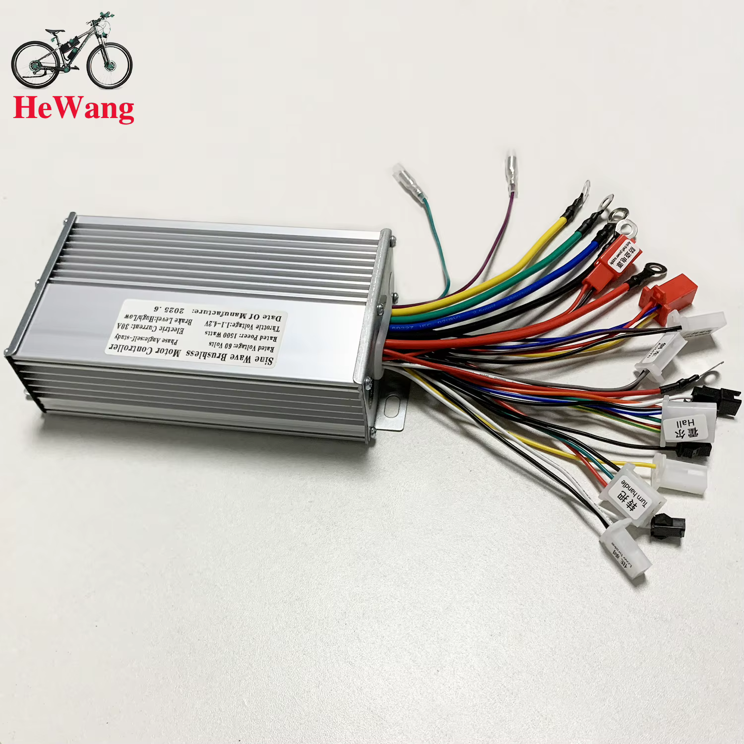 Contrôleur d'onde sinusoïdale 48V 52V 60V 64V 72V Ebike 1000W 1500W