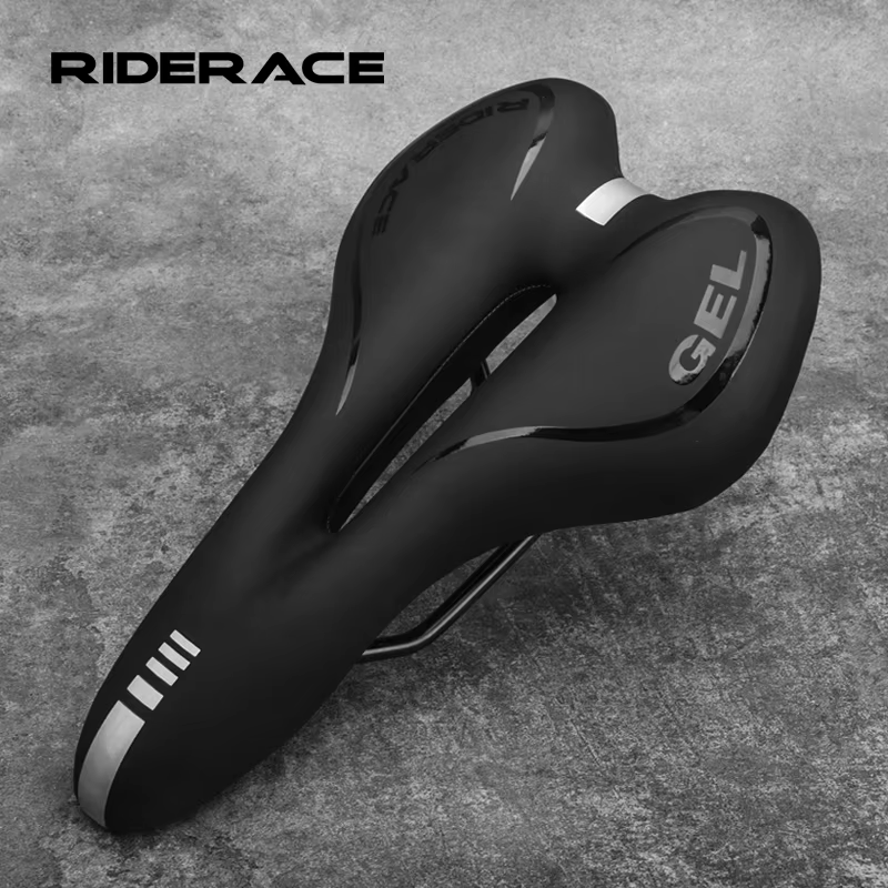 Selle de vélo coussin en Silicone siège de cyclisme Surface en cuir PU rempli de silice Gel TimeTrial