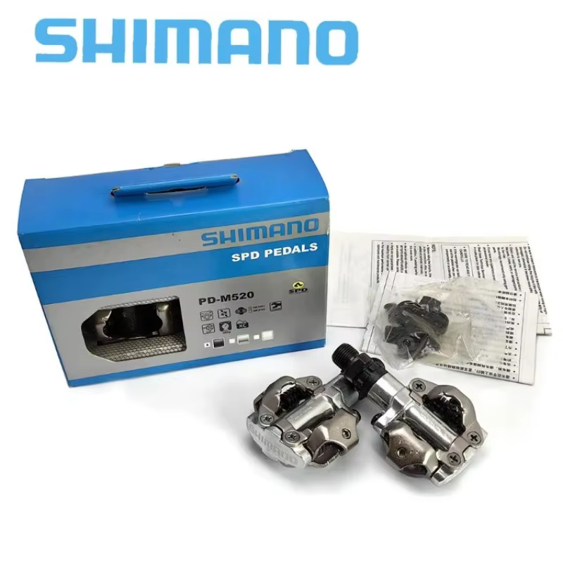 Pédales de vélo de montagne Shimano M520