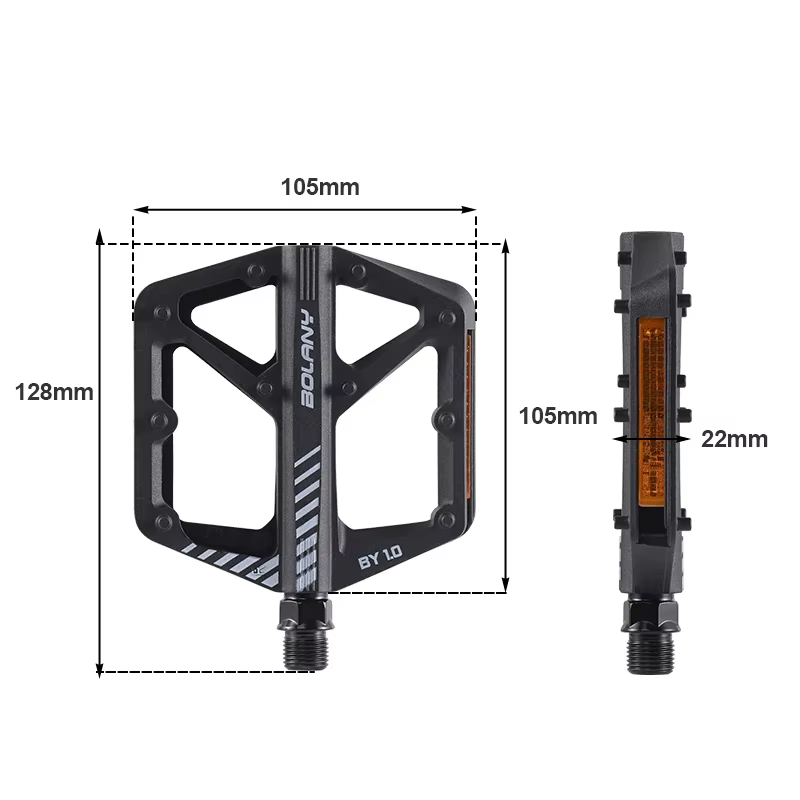 Pédale en nylon anti-aldes pour vélo de montagne