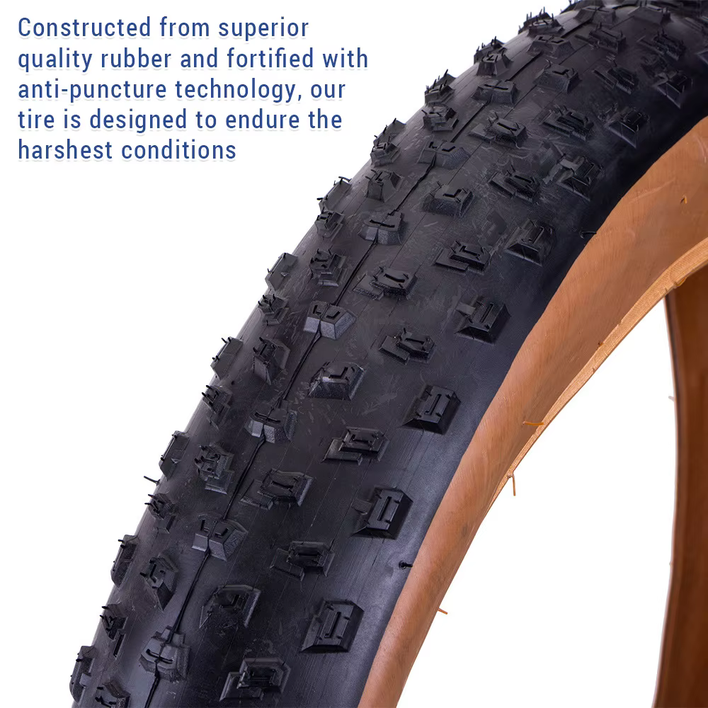 Fat Bike-Chambre à air en caoutchouc pliable pour vélo