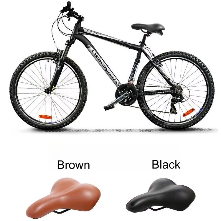 ZHIQIU Selle de vélo confortable de remplacement de siège de vélos de ville ou de route avec large coussin pour hommes et femmes