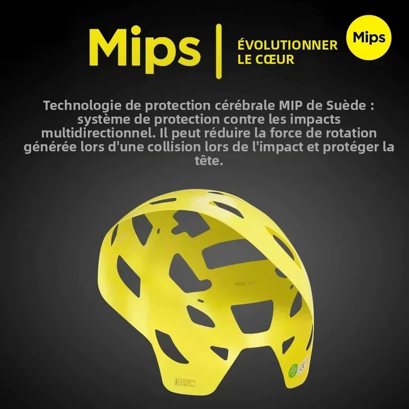 GUB 61-65 cm casque de vélo de route avec feu arrière MIPS vtt