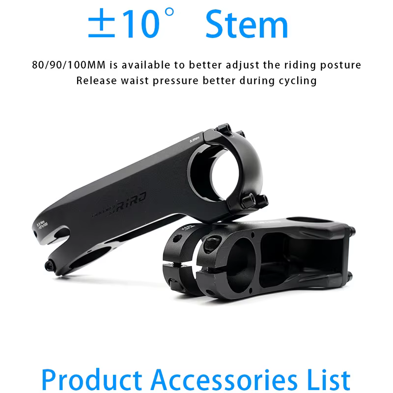 RIRO tige de guidon de vélo 28.6/31.8mm câblage intérieur