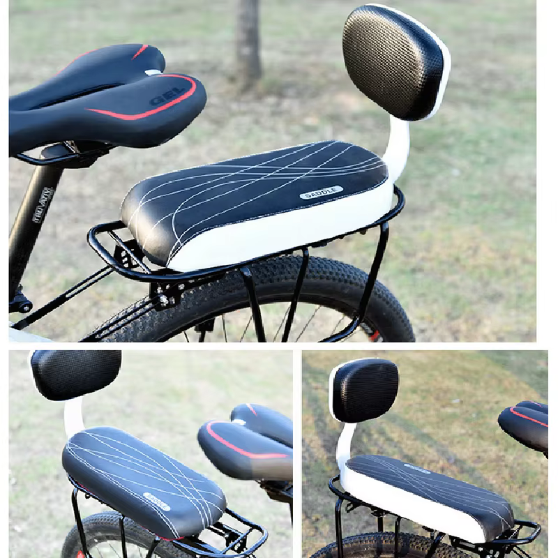 Selle de vélo enfant avec assistance dorsale