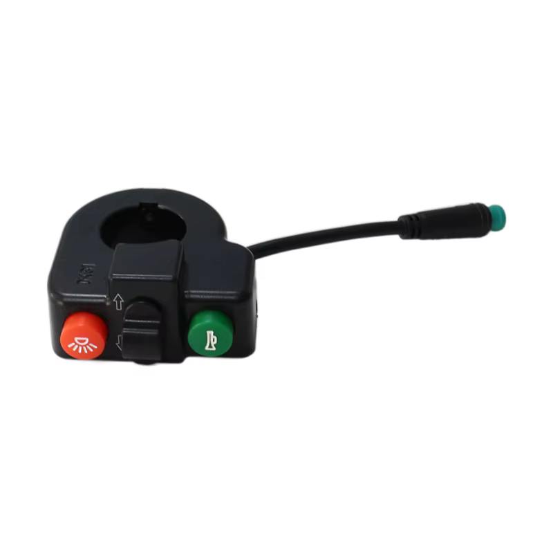 Scooter électrique étanche guidon phare klaxon clignotant interrupteur pour KUGOO M4/PRO