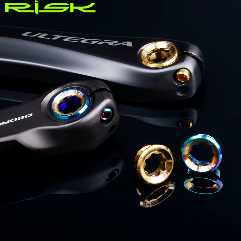 Risque M20x8mm vélo manivelle bras boulon titane montagne route vélo pédalier capuchon roue à chaîne pédalier vis BB axe vis