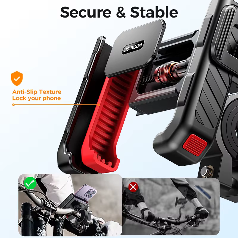 Joyroom support de téléphone de vélo universel opération à une main