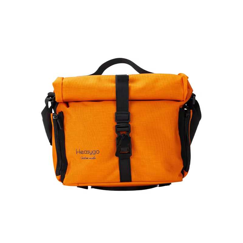 Heasygo 2517 sac de vélo adapté au vélo pliant Brompton Dahon avec nez de cochon, sac multifonctionnel étanche de grande capacité 7-10L