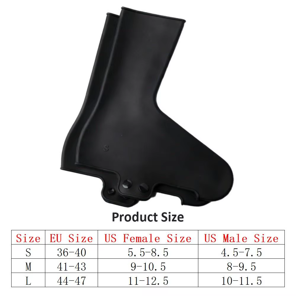 Couvre-chaussures de cyclisme en silicone