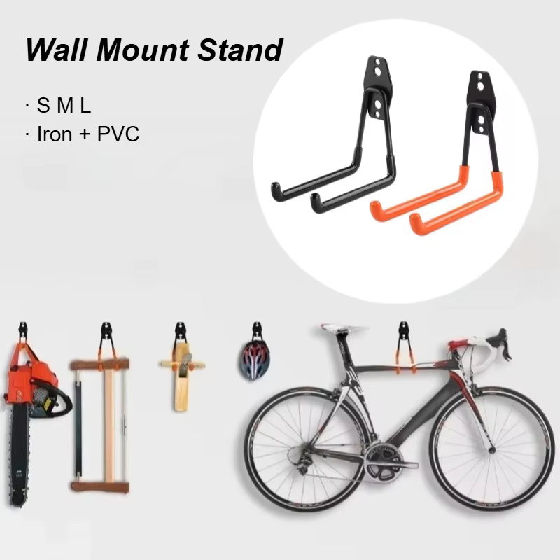 Support mural de vélo en métal robuste