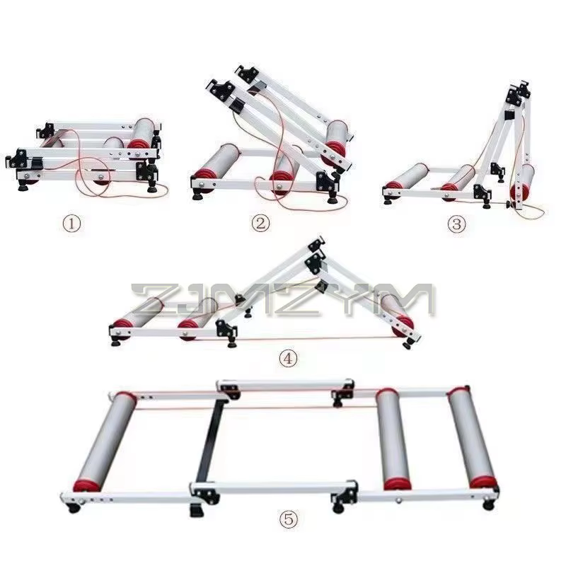 Plate-forme de vélo pliable et silencieuse