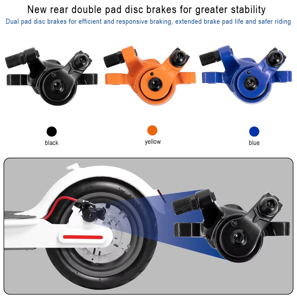 Frein à disque de roue arrière pour scooter électrique