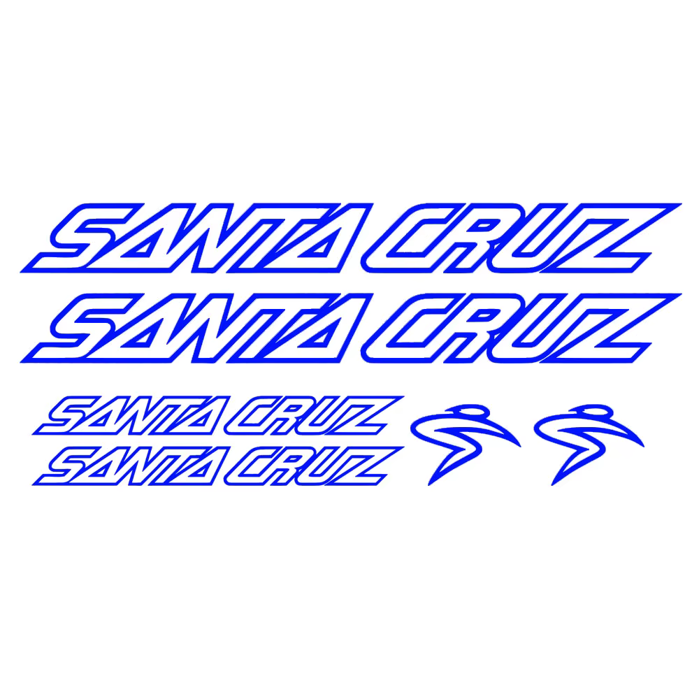 pour ensemble d'autocollants/autocollants de vélo Santa Cruz