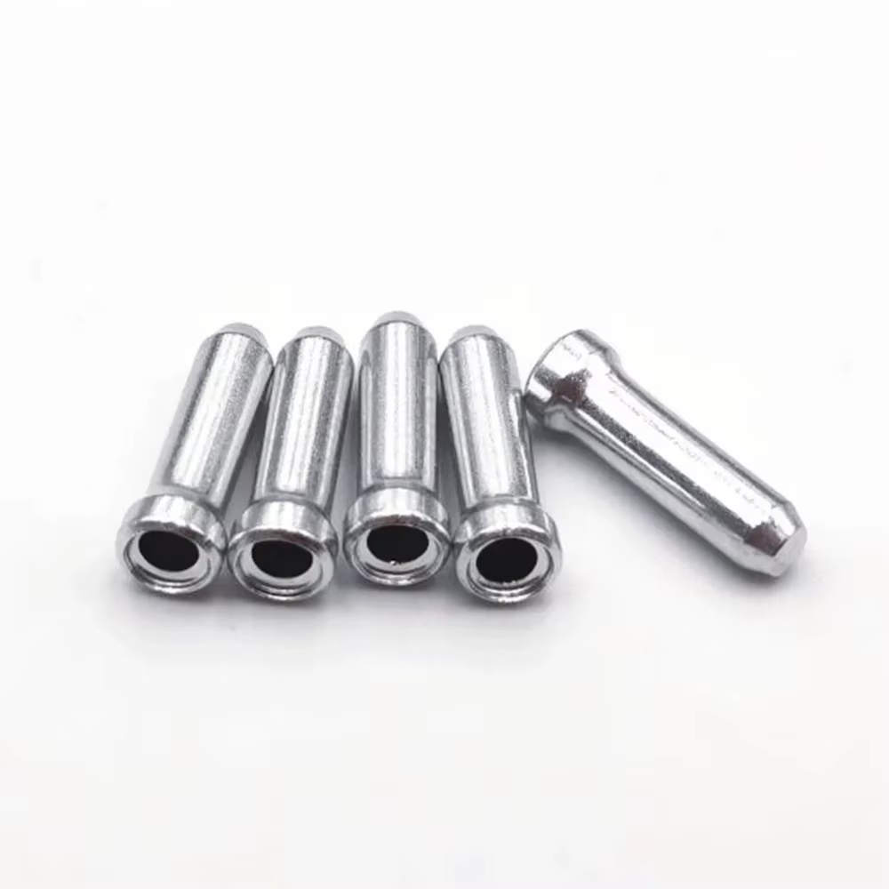 Embouts de câble de frein de vélo en aluminium pour ligne
