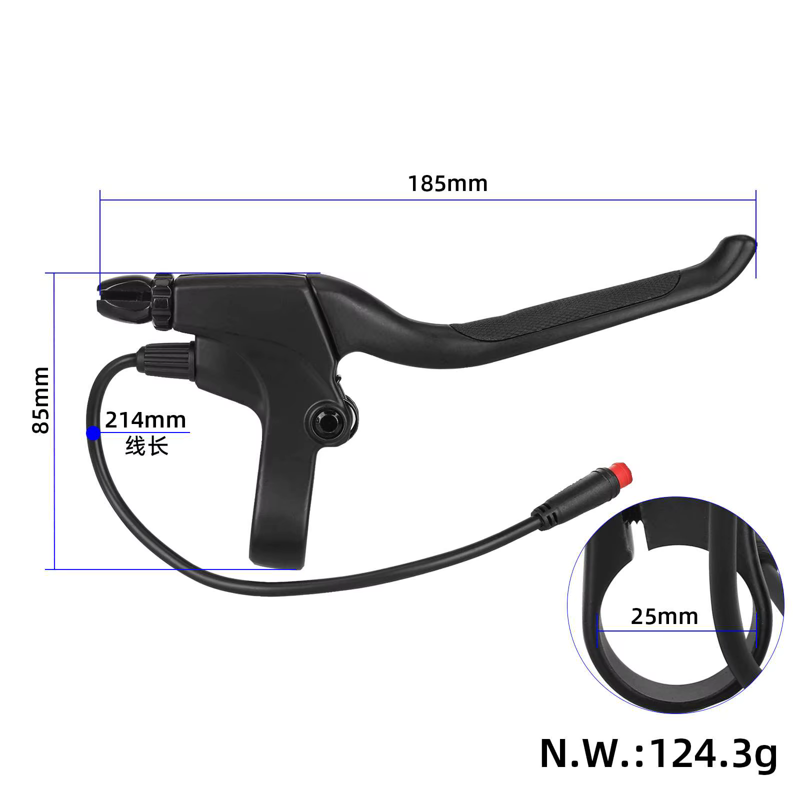 Levier de frein pour trottinette électrique iScooter iX3 iX4 Urban Glide E-Cross One Pro2 SmartGyro