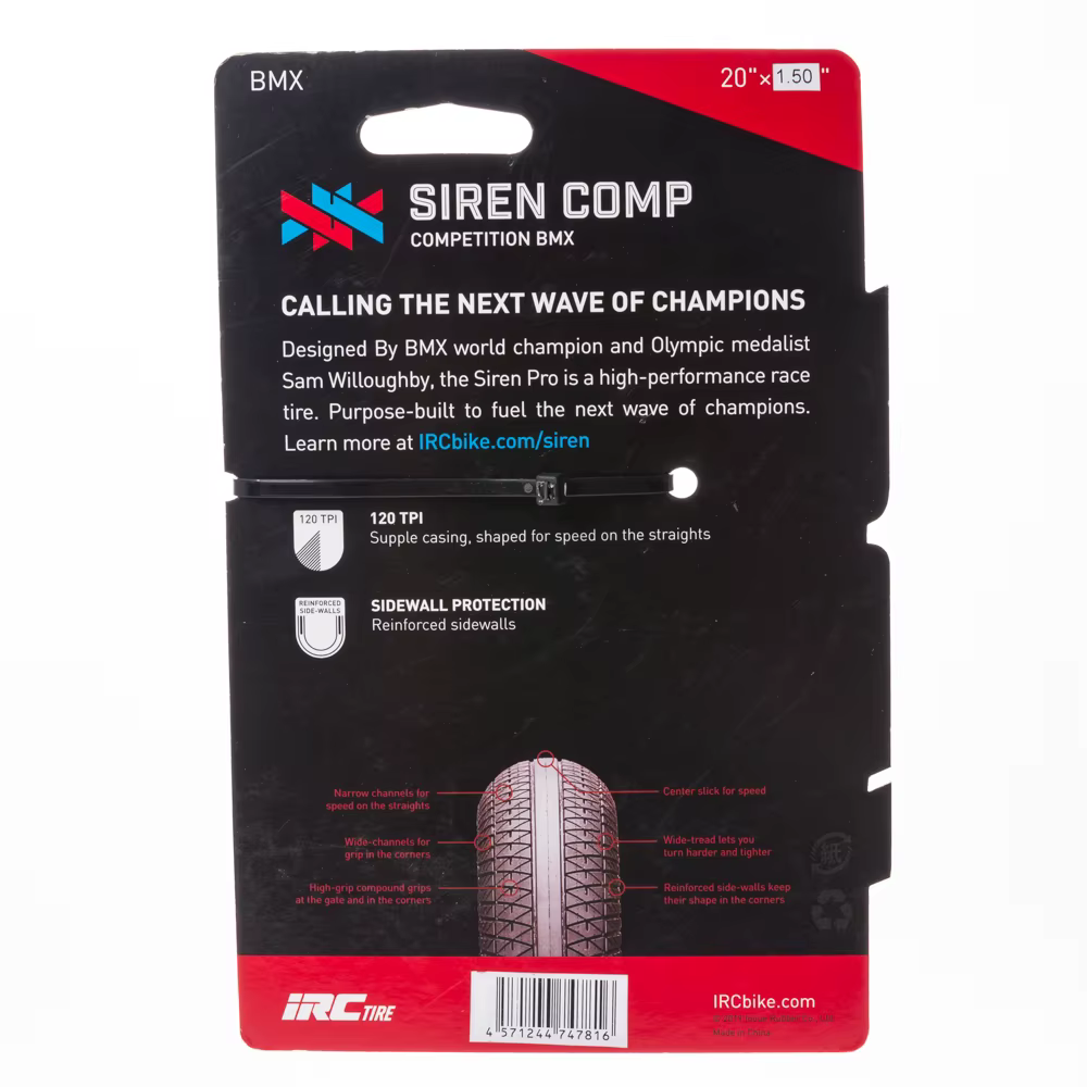 IRC Siren Comp Pneu Vélo Pliable