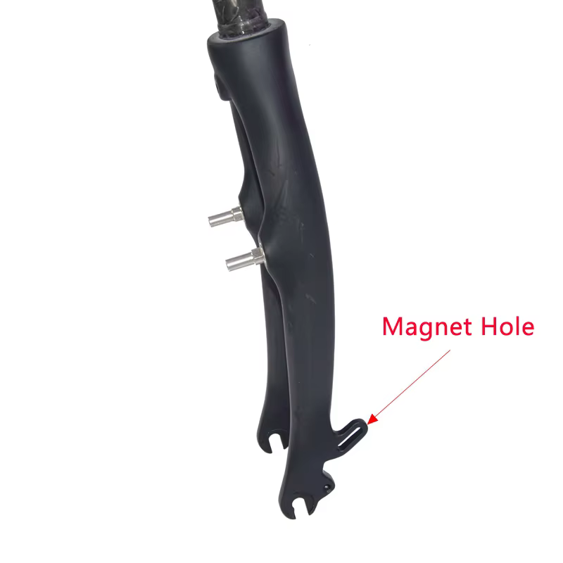 Vélo pliant UD fourche avant entièrement en Fiber de carbone V + C frein 20er 406/451 74mm