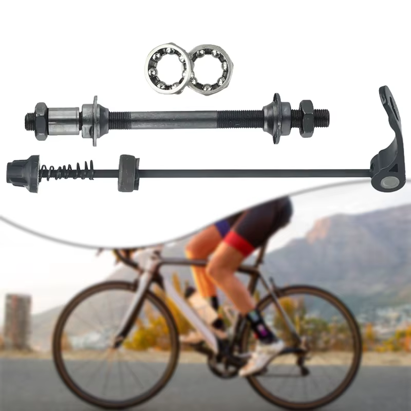Axe de vélo brochette à dégagement rapide moyeu de roue d'essieu
