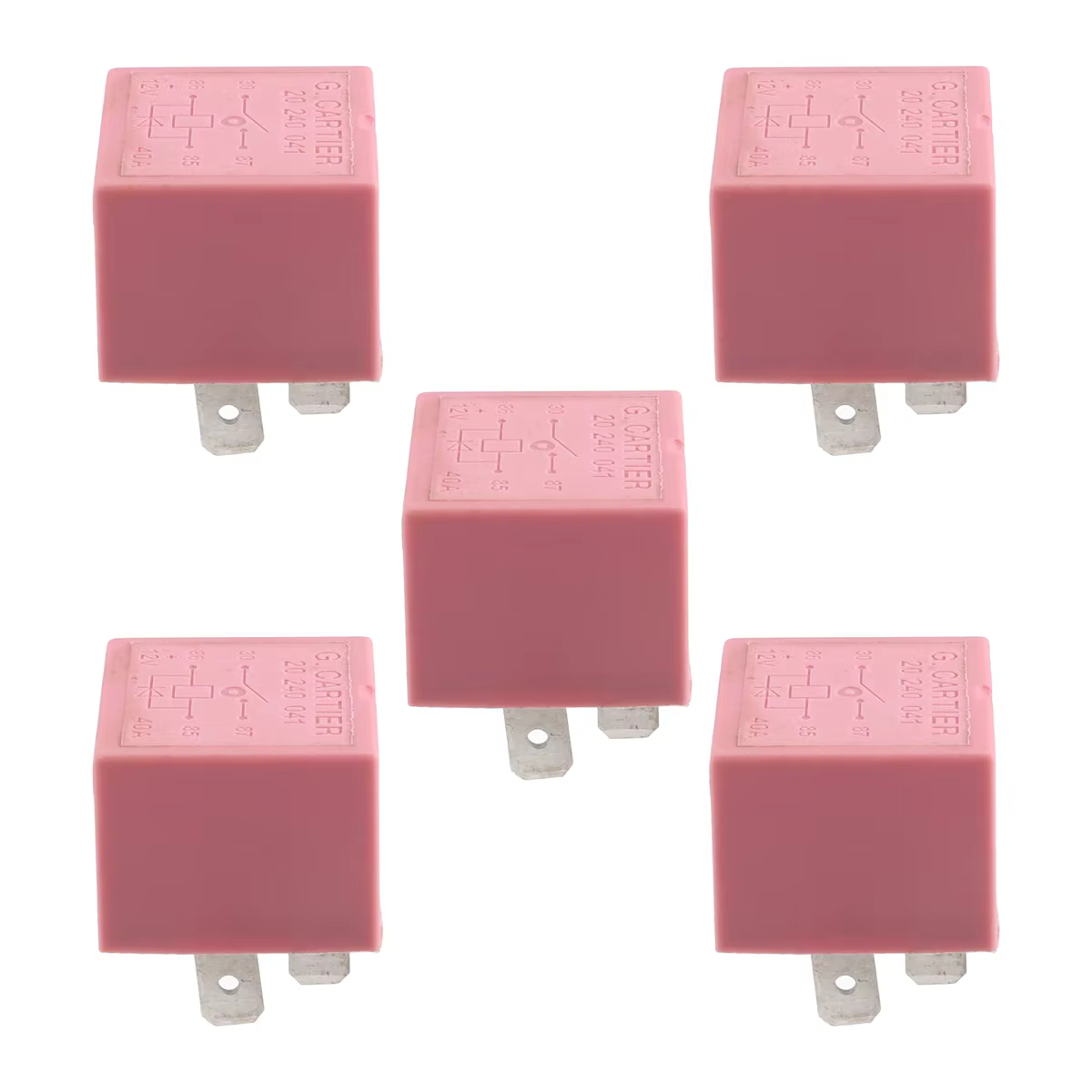 Accessoires de voiture 5 pièces 20240041 relais de voiture 4 broches pour Renault Clio Trafic Megane Vivaro Nissan 8200308271 accessoires automobiles