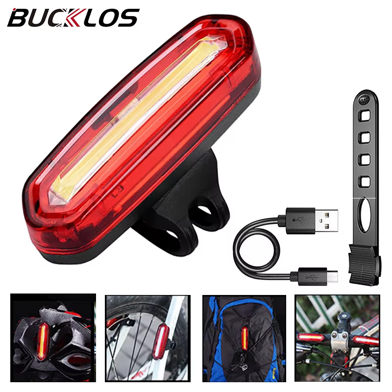 Lampe LED aste USB pour vélo de route et de montagne