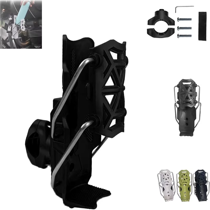 1 pièces 360 degrés réglable vélo moto guidon porte-gobelet Cage pour bouteille d'eau vtt route cyclisme ADV