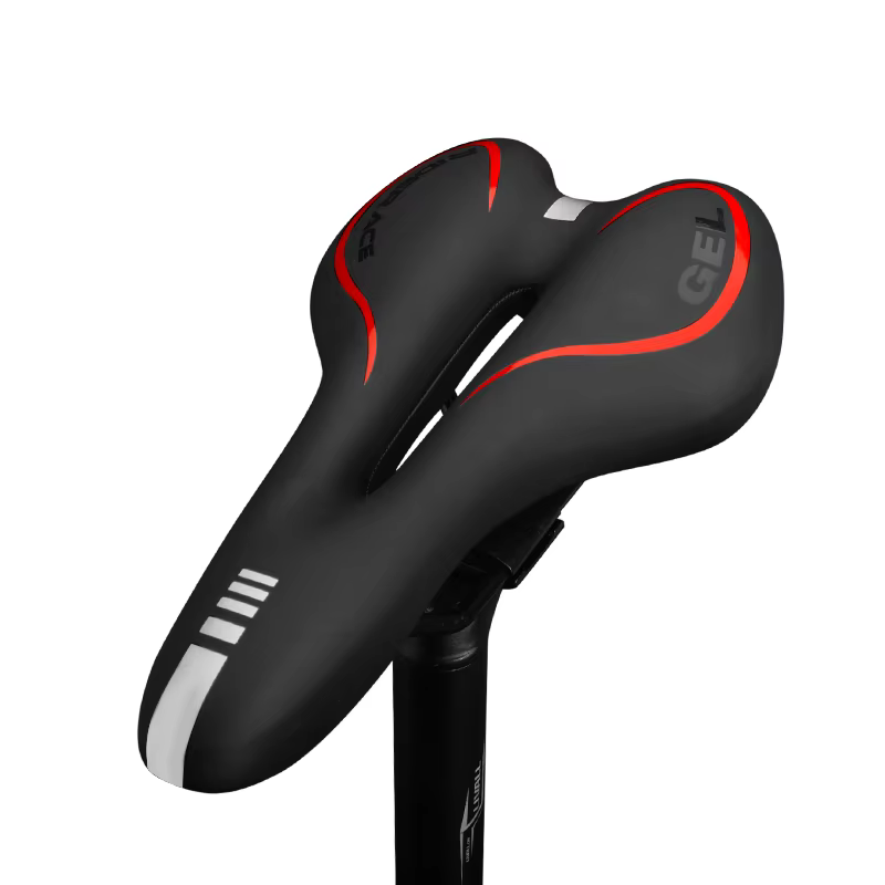 Selle de vélo coussin en Silicone siège de cyclisme Surface en cuir PU rempli de silice Gel TimeTrial