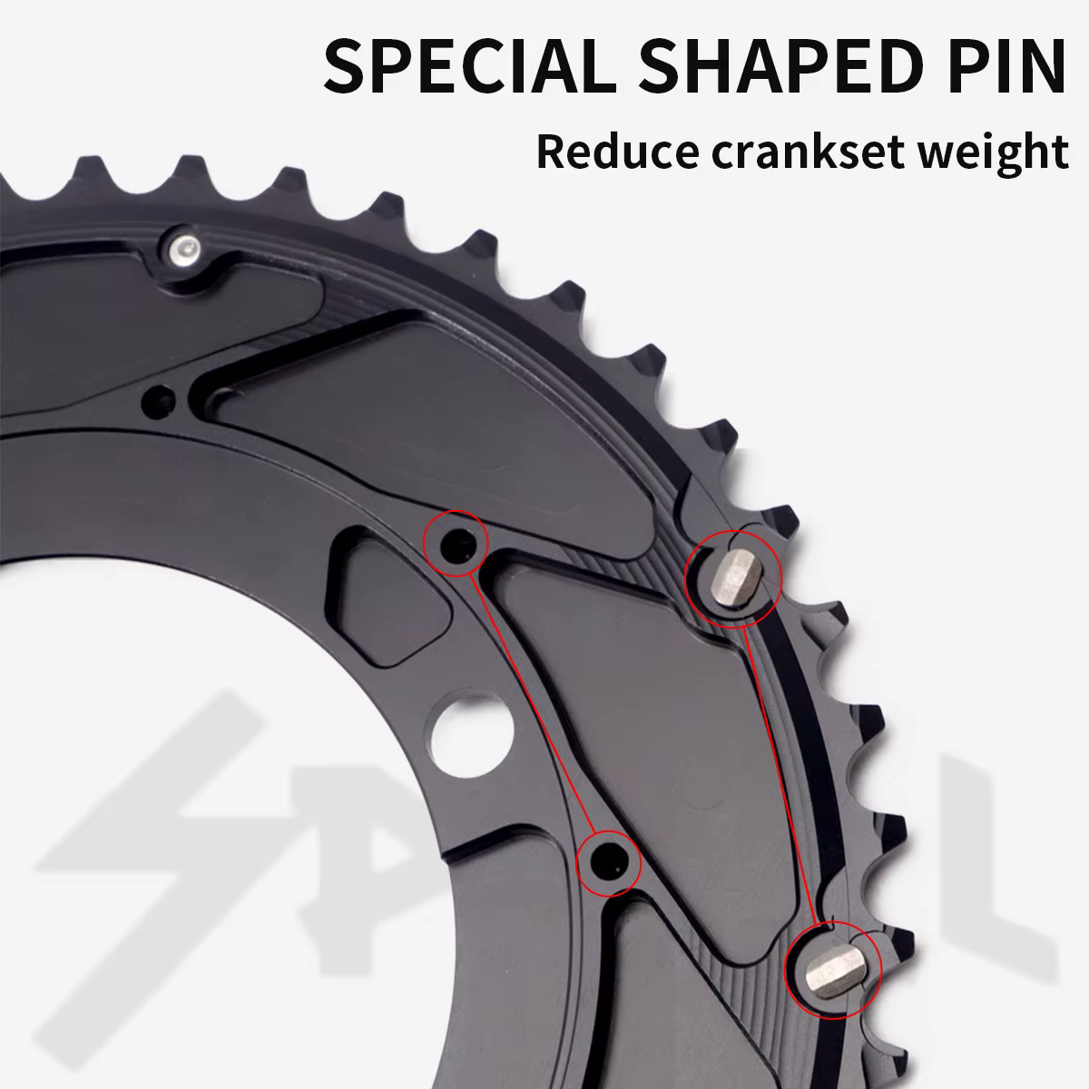 Plateau double pour vélo de route