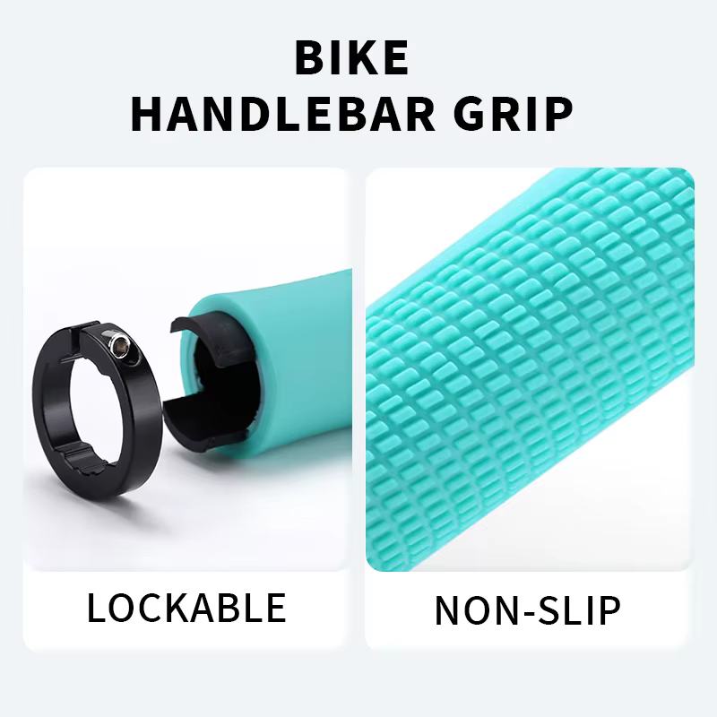 BUCKLOS poignée de guidon de vélo serrure ergonomique sur couvercle