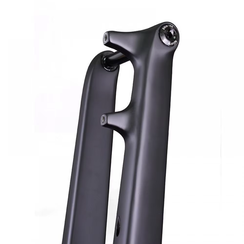 TRIFOX Horquille rigide VTT entièrement en carbone de 29 po – Steerer conique