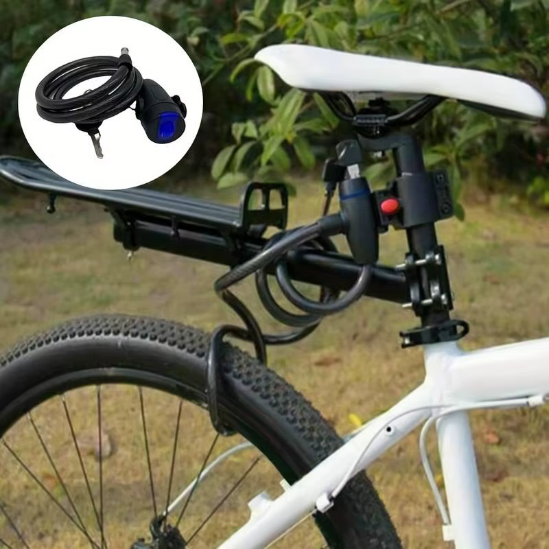 Serrure à chaîne de moto robuste